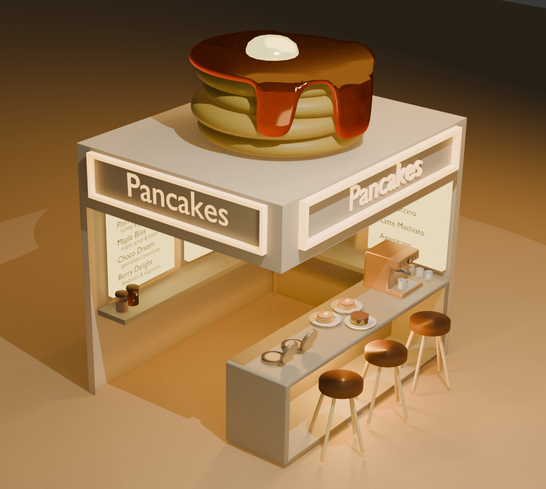 Food Kiosk Mockup